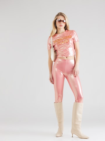 T-shirt Moschino Jeans en rose