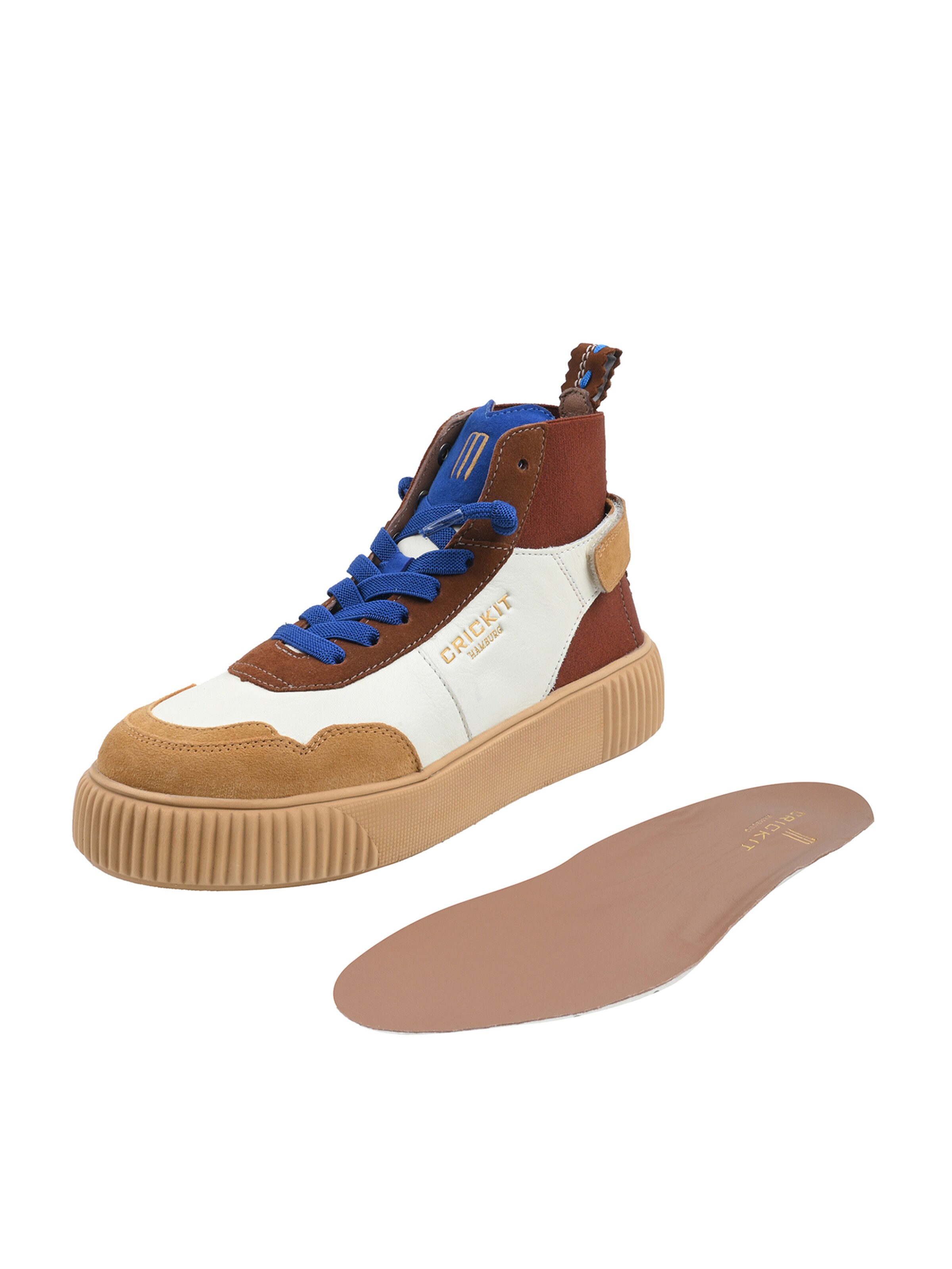 Crickit Sneakers hoog ' REBEKA ' in Bruin