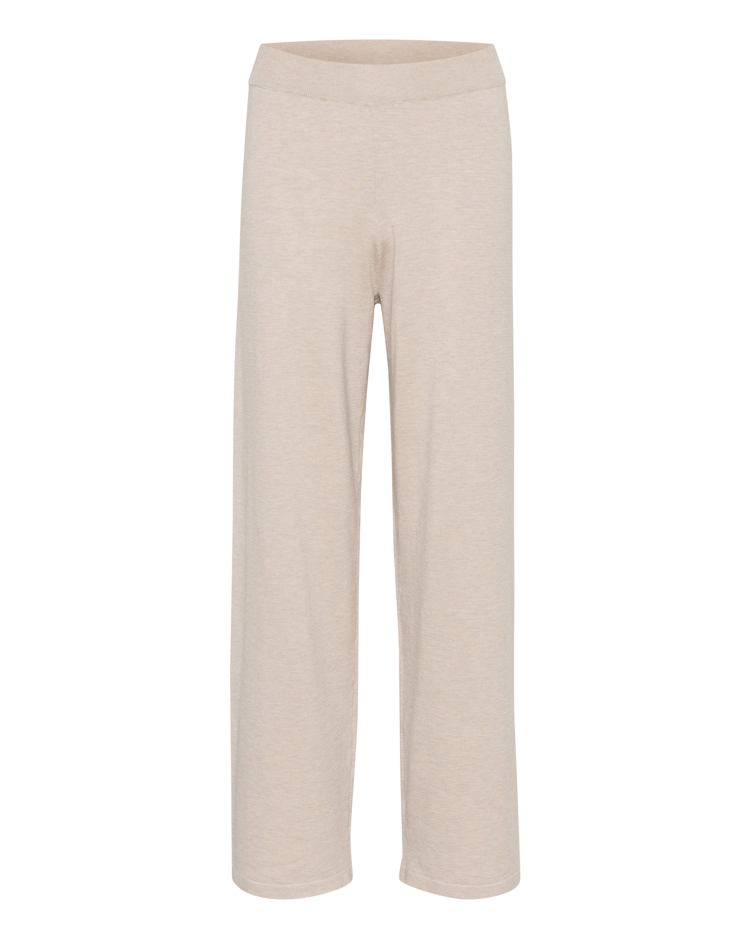SAINT TROPEZ Wide leg Trousers 'Mila' in Beige: front