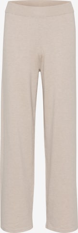SAINT TROPEZ Wide Leg Bukser 'Mila' i beige: forside