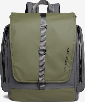 Calvin Klein Jeans Backpack in Green: front