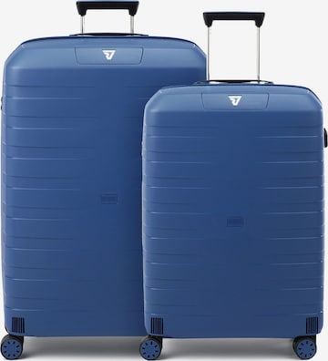 Roncato Suitcase set 'Box Sport 2.0' in Blue: front