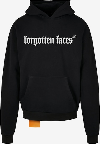 Forgotten Faces Sweatshirt 'Jade Oni' in Black: front