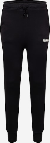 NAPAPIJRI Tapered Pants 'M-BOX' in Black: front