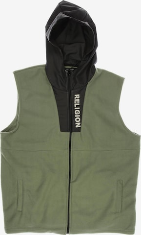 Religion Vest in L in Green: front