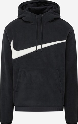 Bluză de molton de la Nike Sportswear pe negru: față