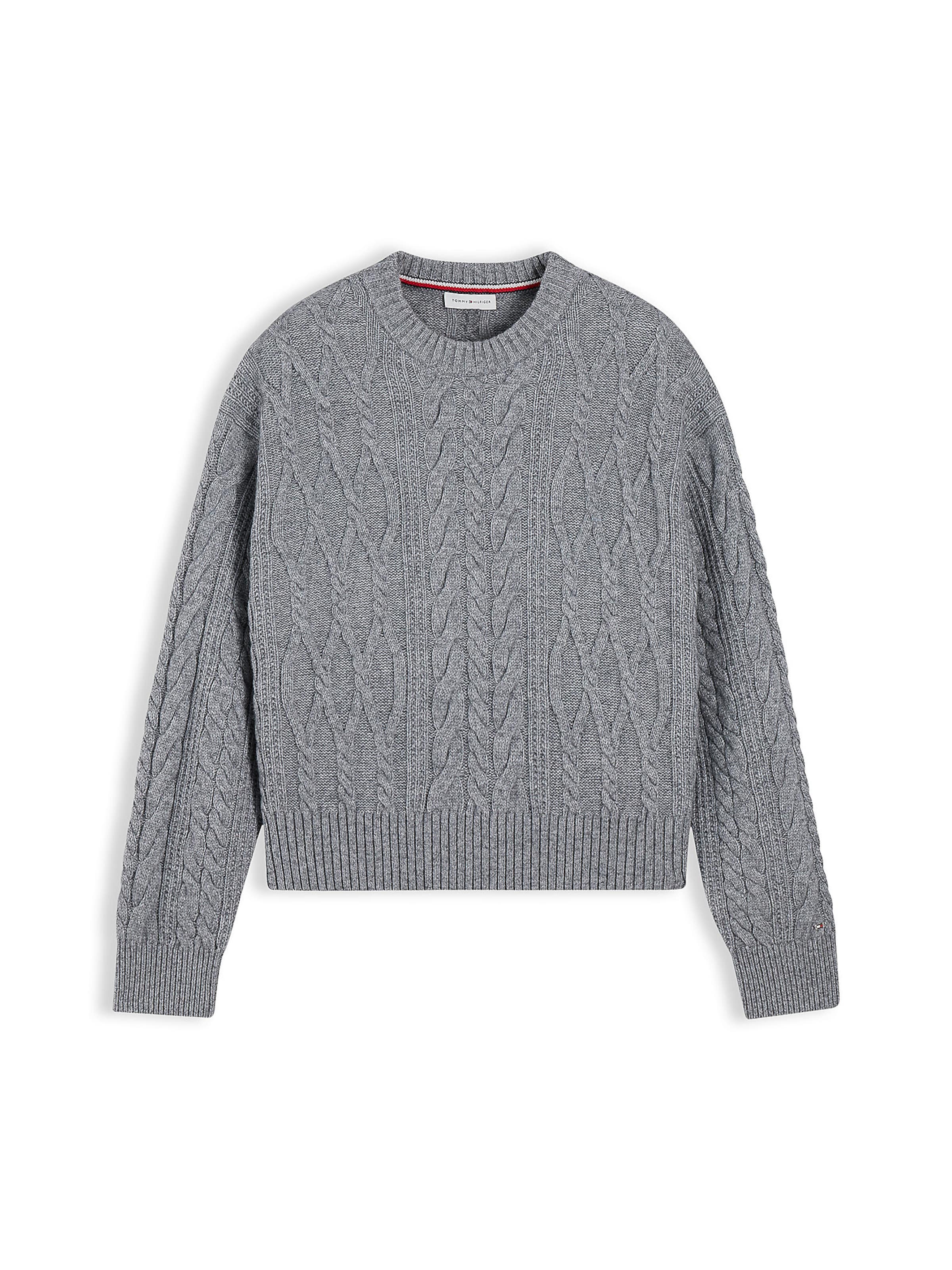 TOMMY HILFIGER Pullover in Grau: Vorderseite