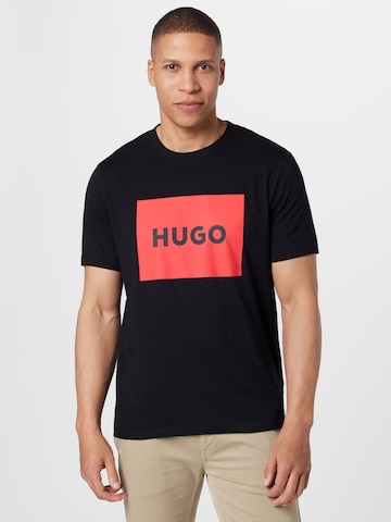 T-Shirt 'Dulive222' HUGO Red en noir : devant