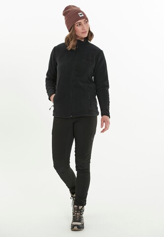 Whistler Athletic Fleece Jacket 'Cocoon' in Black