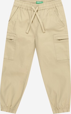 UNITED COLORS OF BENETTON Tapered Broek in Beige: voorkant