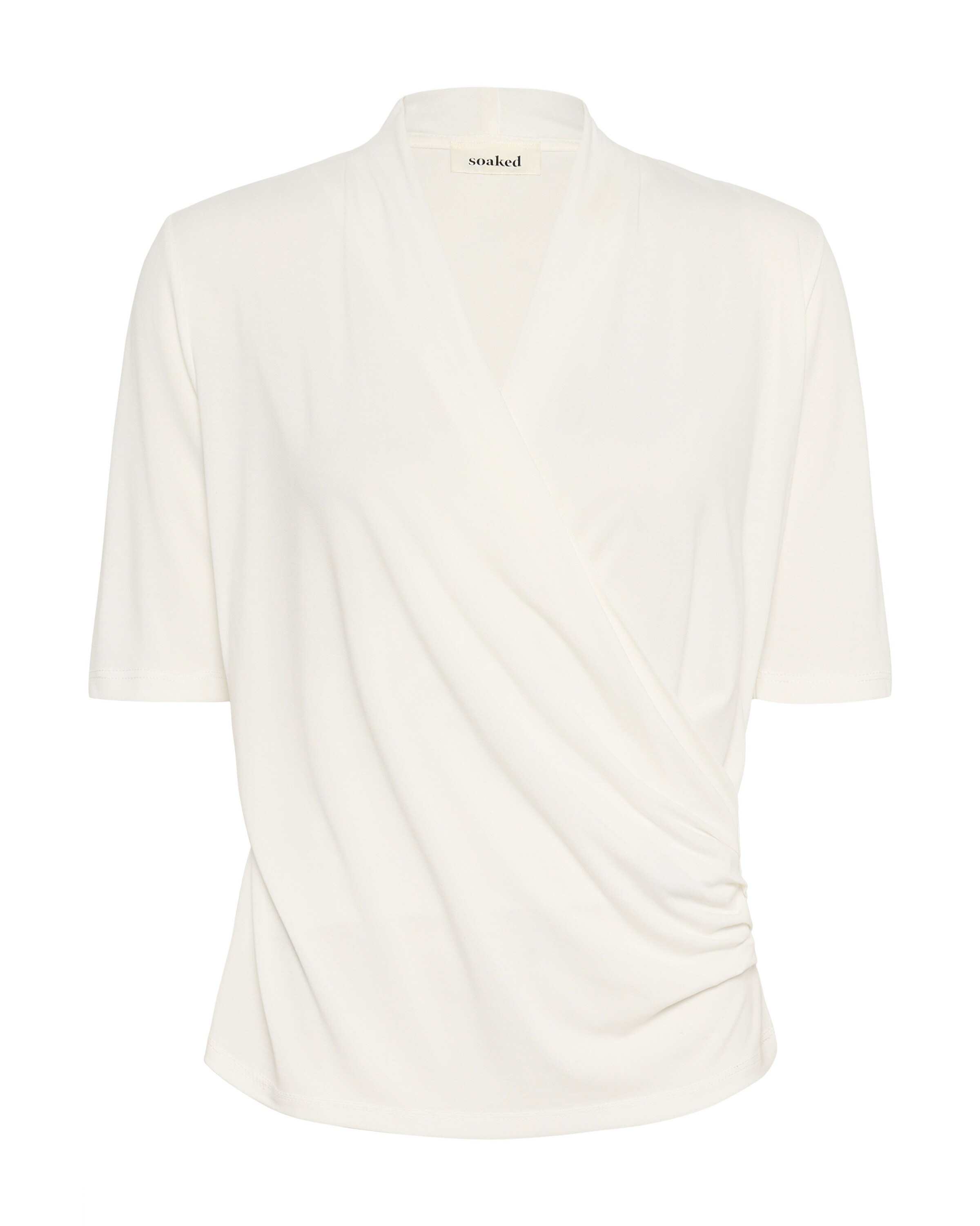 SOAKED IN LUXURY Bluse 'Columbine' i hvid: forside