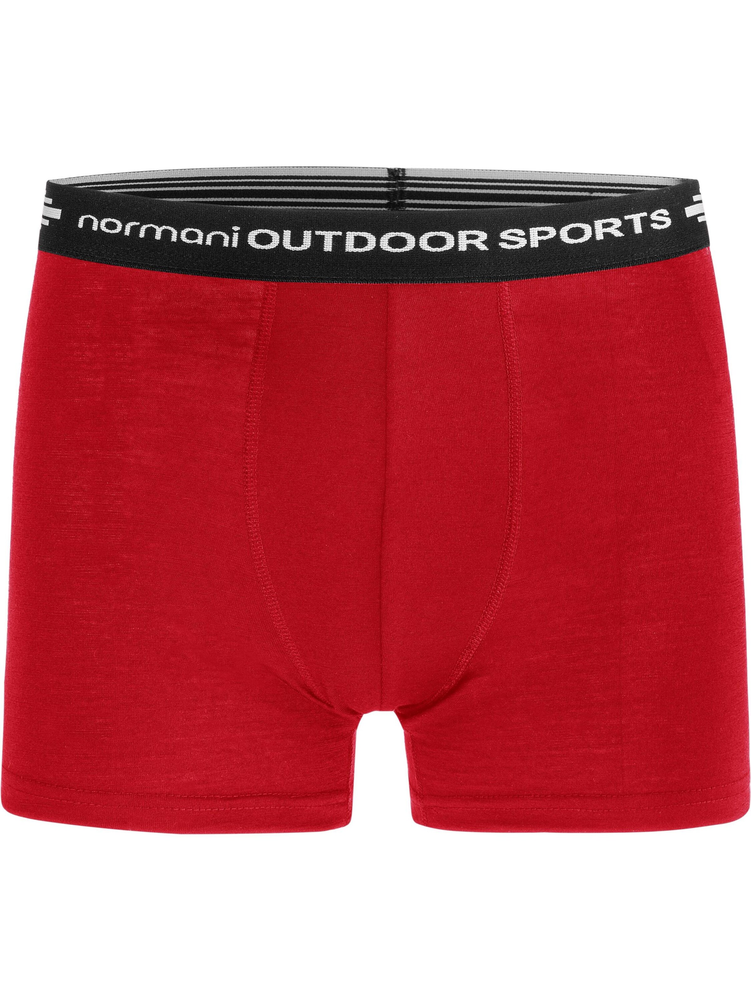 normani - Calzoncillo boxer en rojo: frente