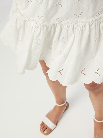 VILA Skirt 'Silje' in White
