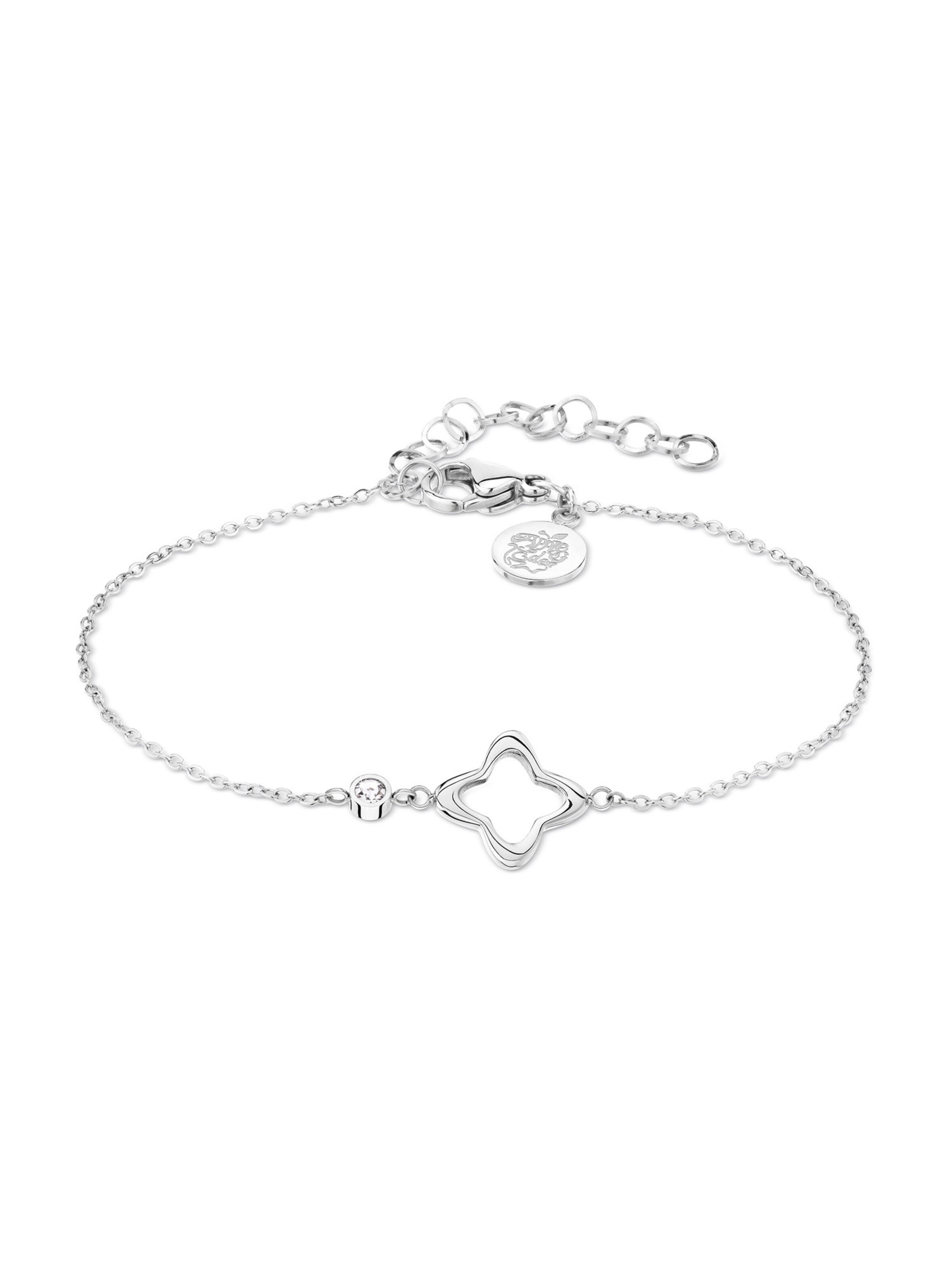 Apple of Eden Armband in Silber: Vorderseite