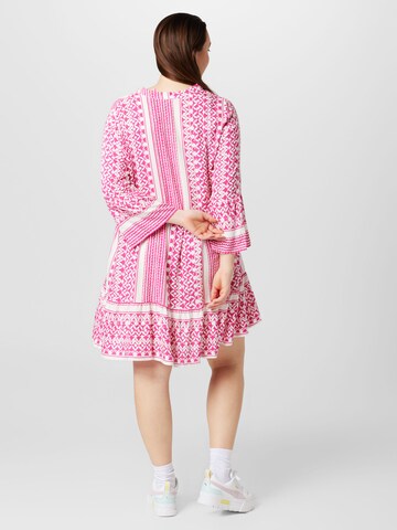 ONLY Carmakoma Sukienka koszulowa 'MARRAKESH' w kolorze różowy