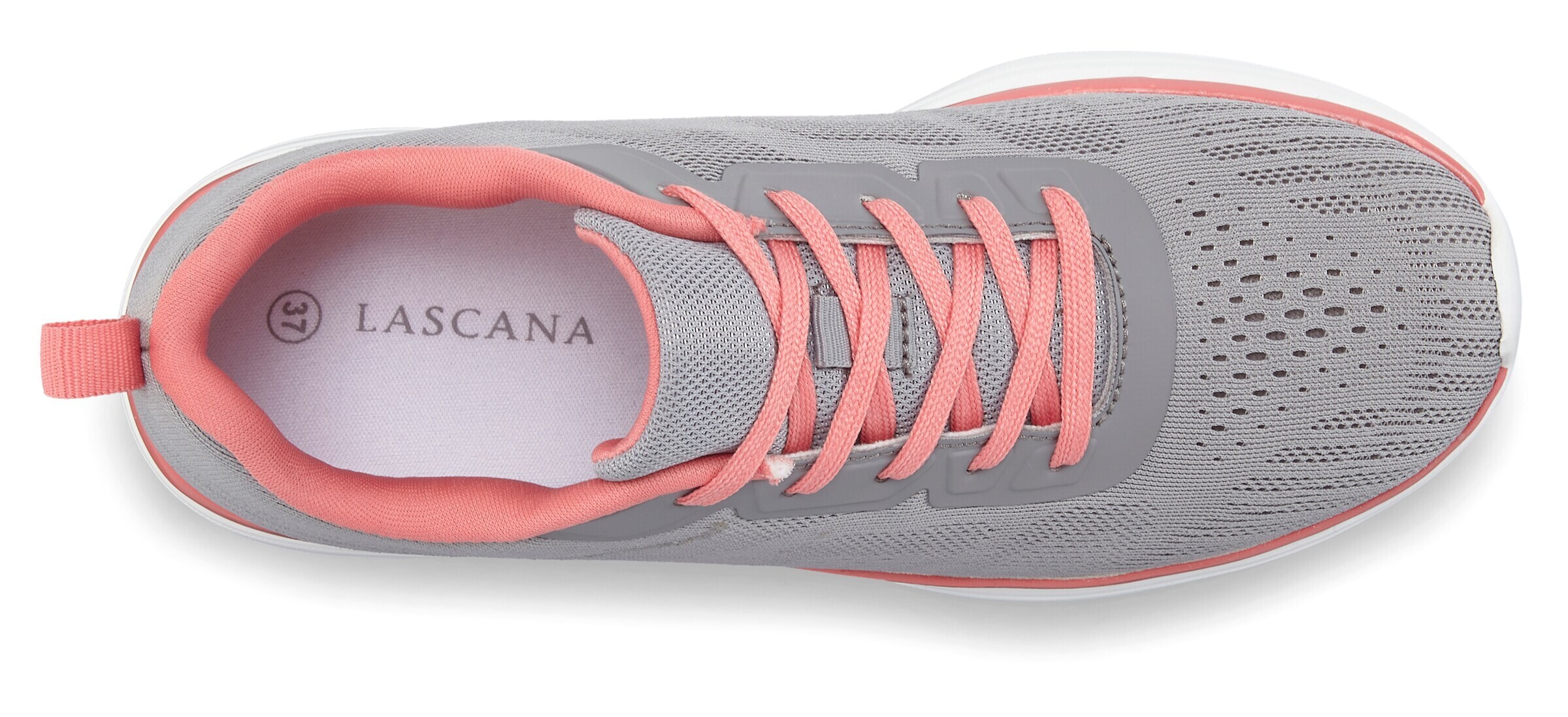 LASCANA Sneaker in Grau