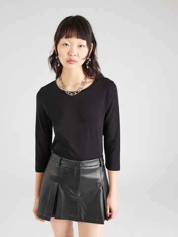 Weekend Max Mara Shirt in Black: front