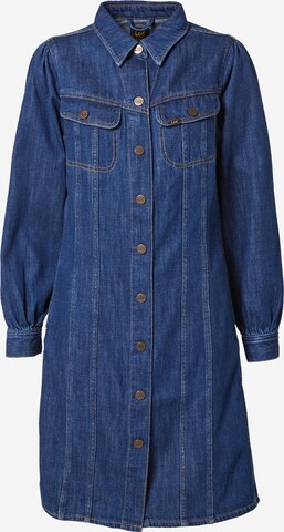 Lee Kleid in Blau: predná strana