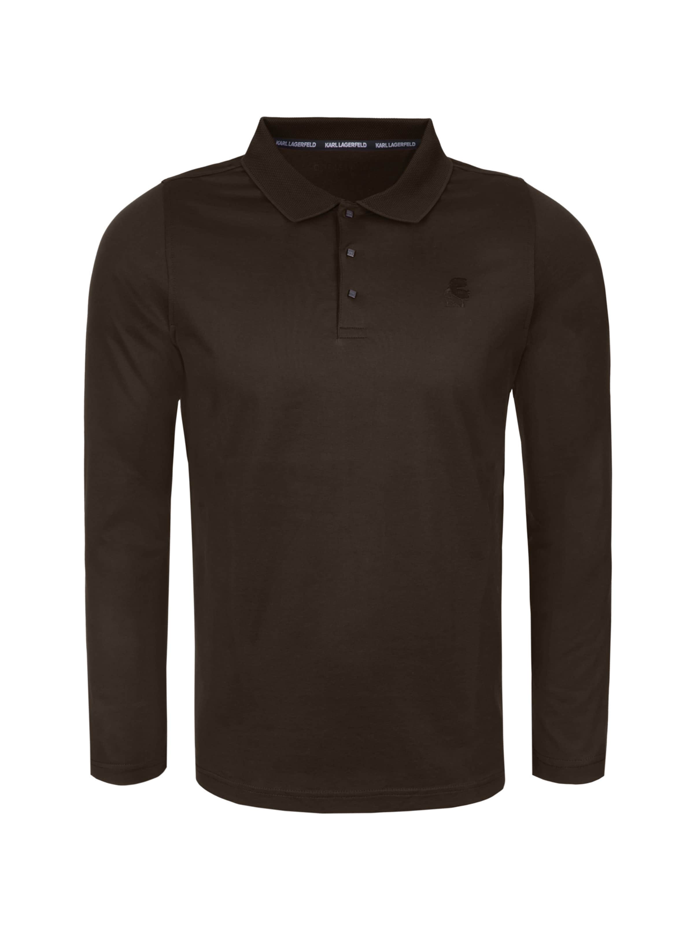 T-Shirt Karl Lagerfeld en marron : devant