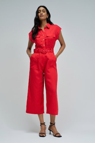Salsa Jeans Jumpsuits in Rot: Vorderseite