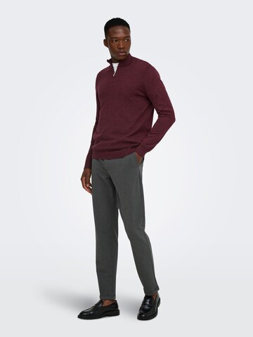 Pullover 'ONSLoui' di Only & Sons in rosso