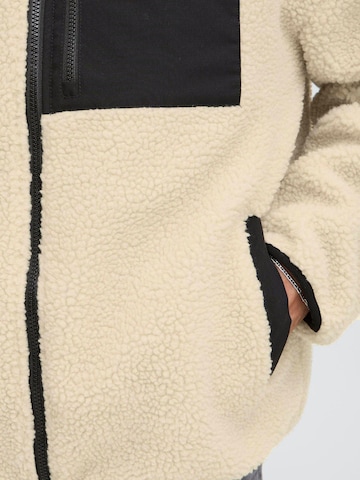 !Solid Fleece jacket 'MCWALTHER' in Beige