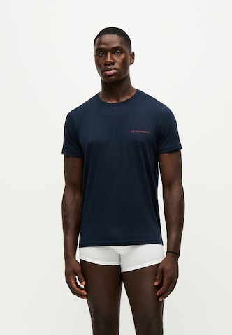 Emporio Armani Тениска в синьо: отпред