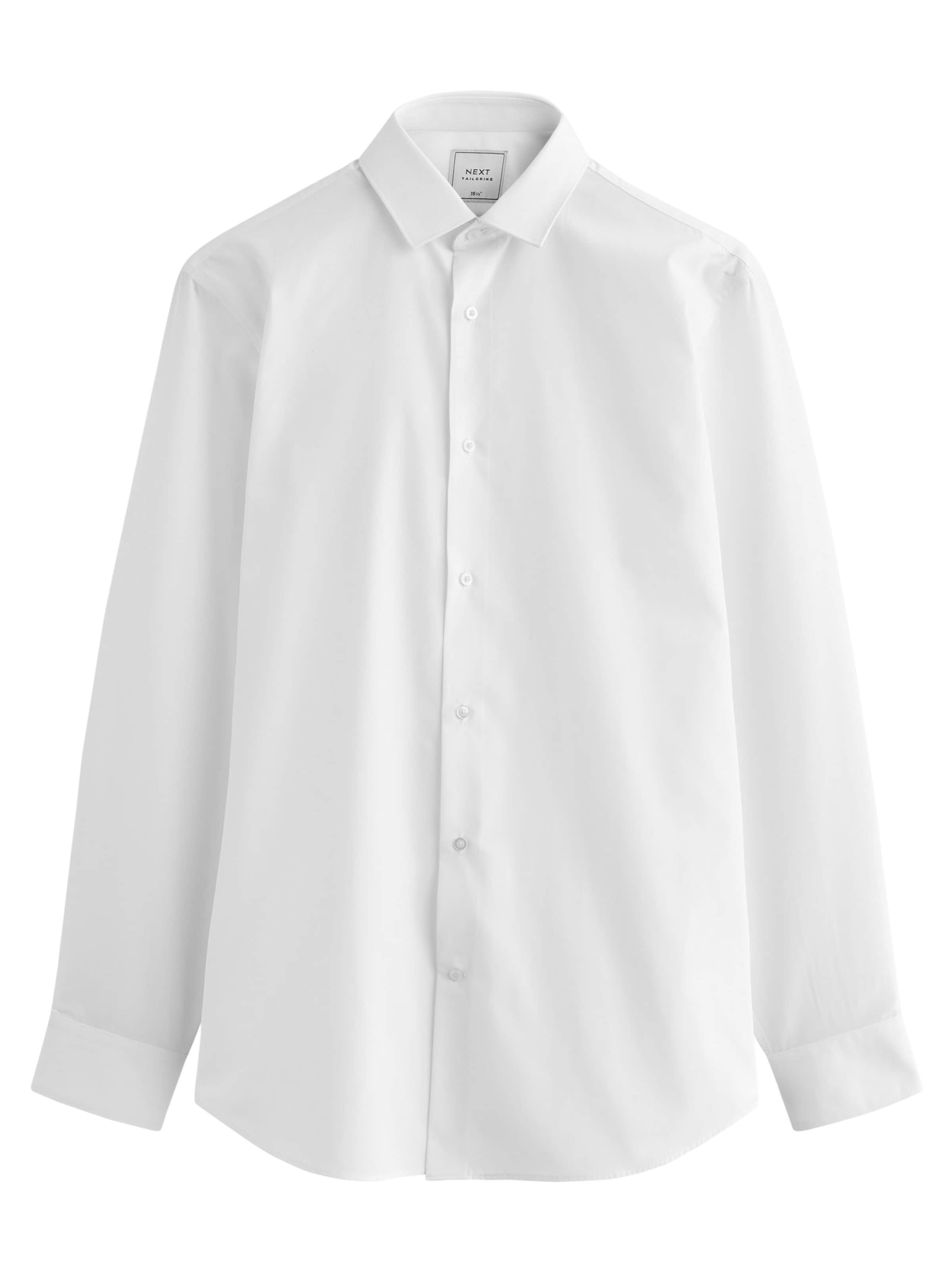 Next Overhemd in Wit: voorkant