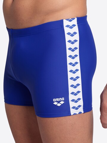 ARENA Athletic Swim Trunks 'ICONS' in Blue