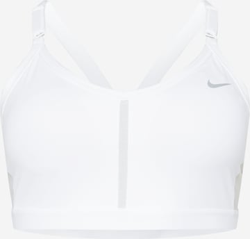 NIKE Sports Bra 'INDY' in White: front