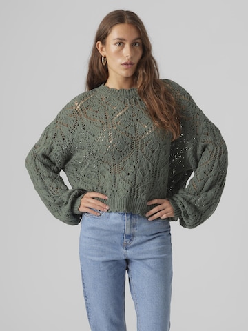 Pull-over VERO MODA en vert : devant