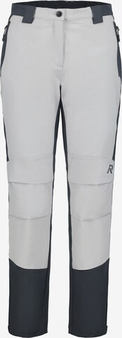 Regular Pantalon outdoor 'Highwaist' Rukka en gris : devant