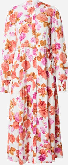 YAS Vestidos camiseiros 'YASAsina' em oliveira / orquídea / coral / branco, Vista do artigo