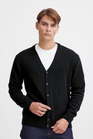Casual Friday Knit Cardigan 'Karl' in Blue: front