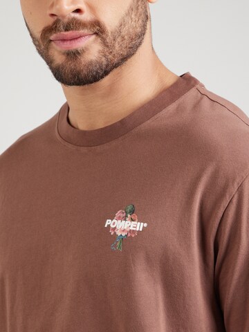 POMPEII Shirt 'IMPOSTOR SYNDROME' in Brown