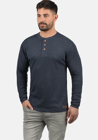 !Solid Shirt in Blauw: voorkant