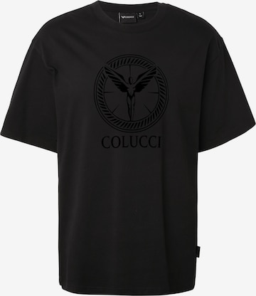 Colucci Koszulka 'Ikarus' w kolorze czarny: przód