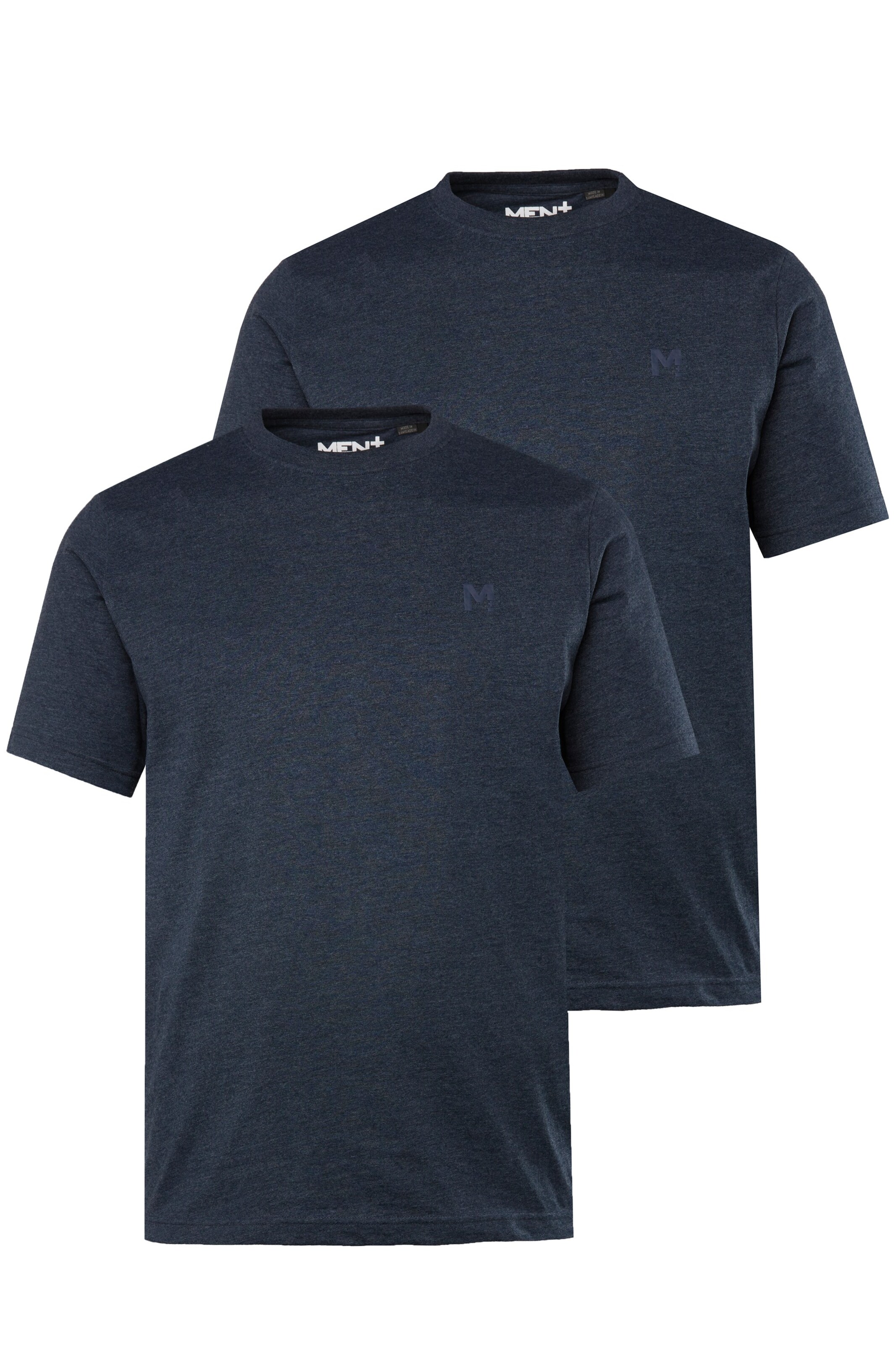 Men Plus Shirt in Blue: front