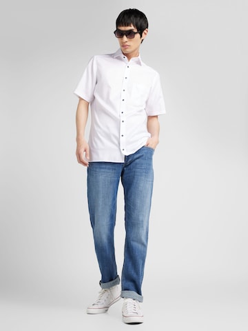 OLYMP Regular fit Риза в бяло