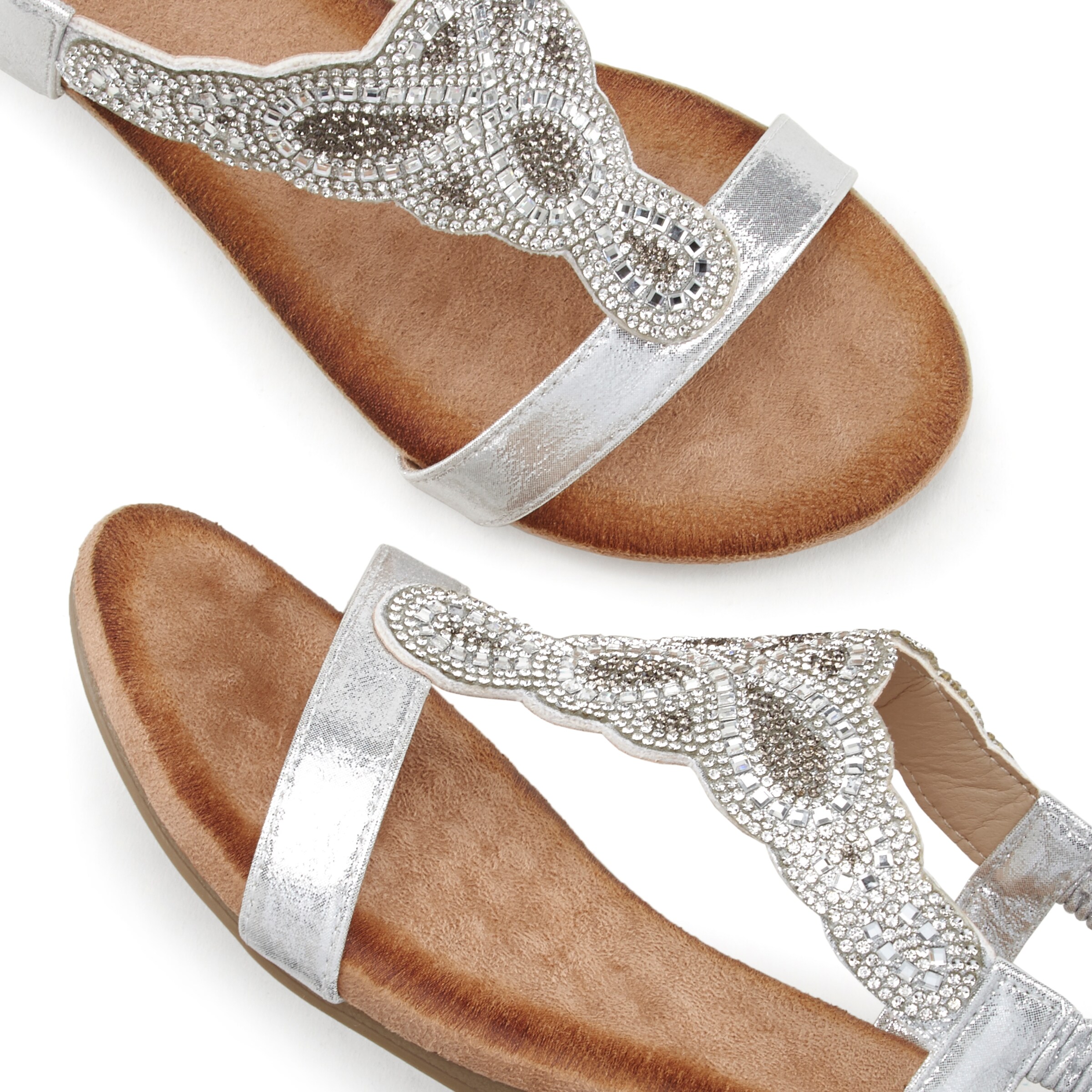 LASCANA Σανδάλι σε ασημί