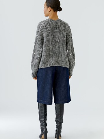 OUI Strickjacke in Grau