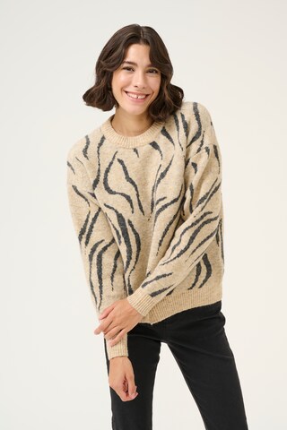 Pull-over 'Billie' Kaffe en gris : devant
