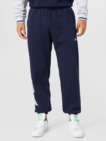 ADIDAS ORIGINALS Tapered Pants 'Varsity' in Blue: front