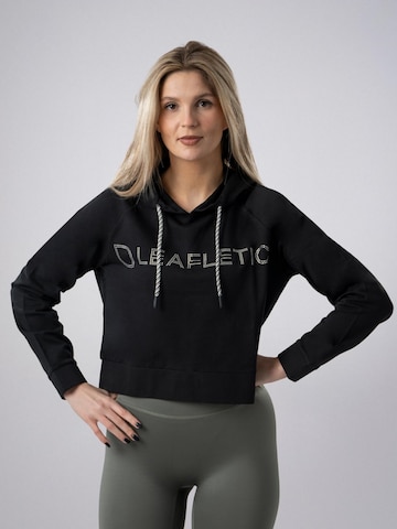 LEAFLETIC Sweatshirt 'Leafletic Women’s Hoodie' i sort