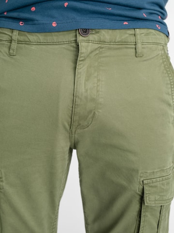 Regular Pantalon cargo Petrol Industries en vert