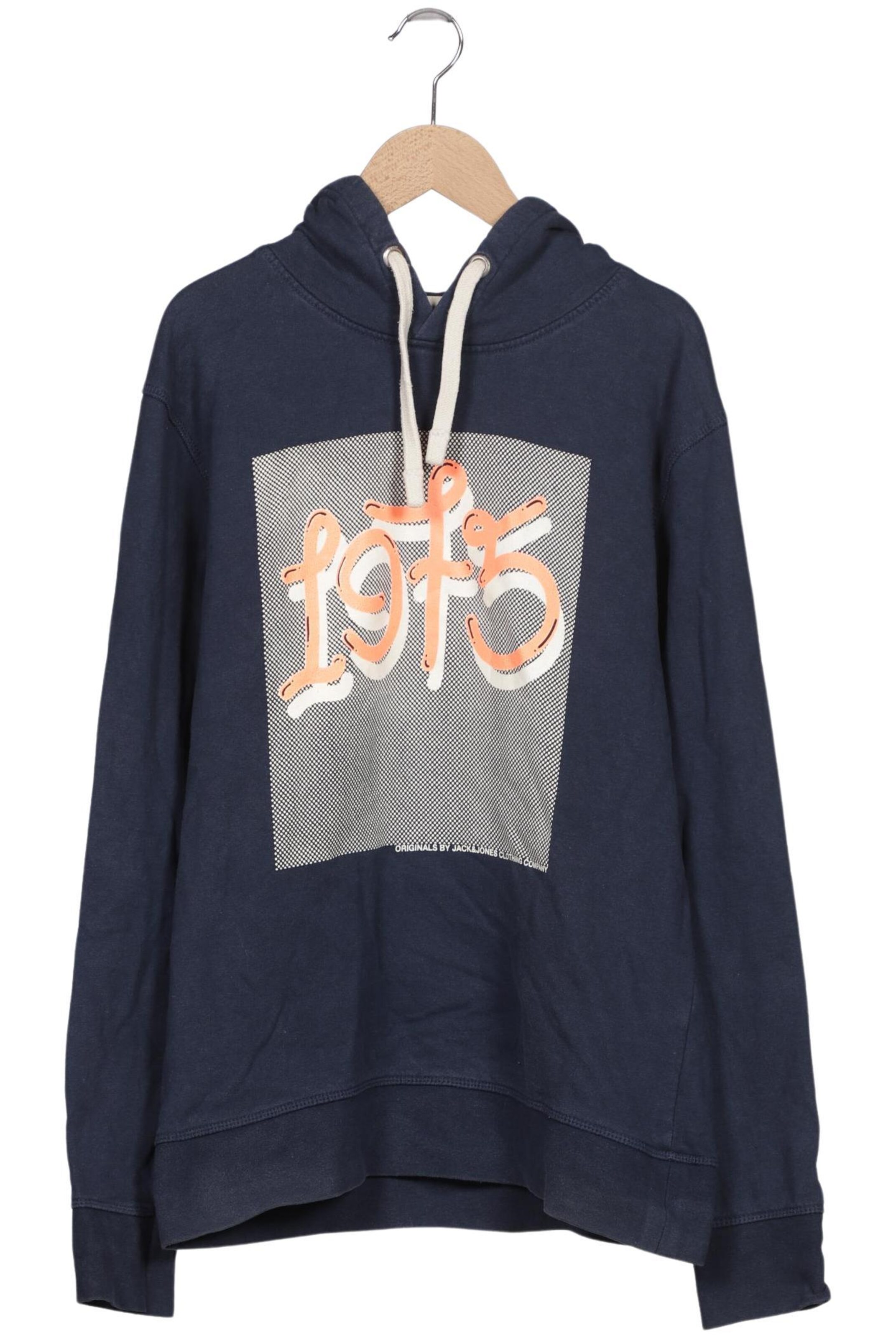 JACK & JONES Sweatshirt & Zip-Up Hoodie in L in Blue: front