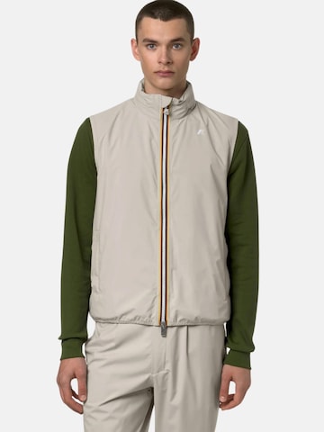 K-Way Övergångsjacka 'K-WAY VALEN STRETCH DOT SMANICATO GIUBBINO' i beige: framsida