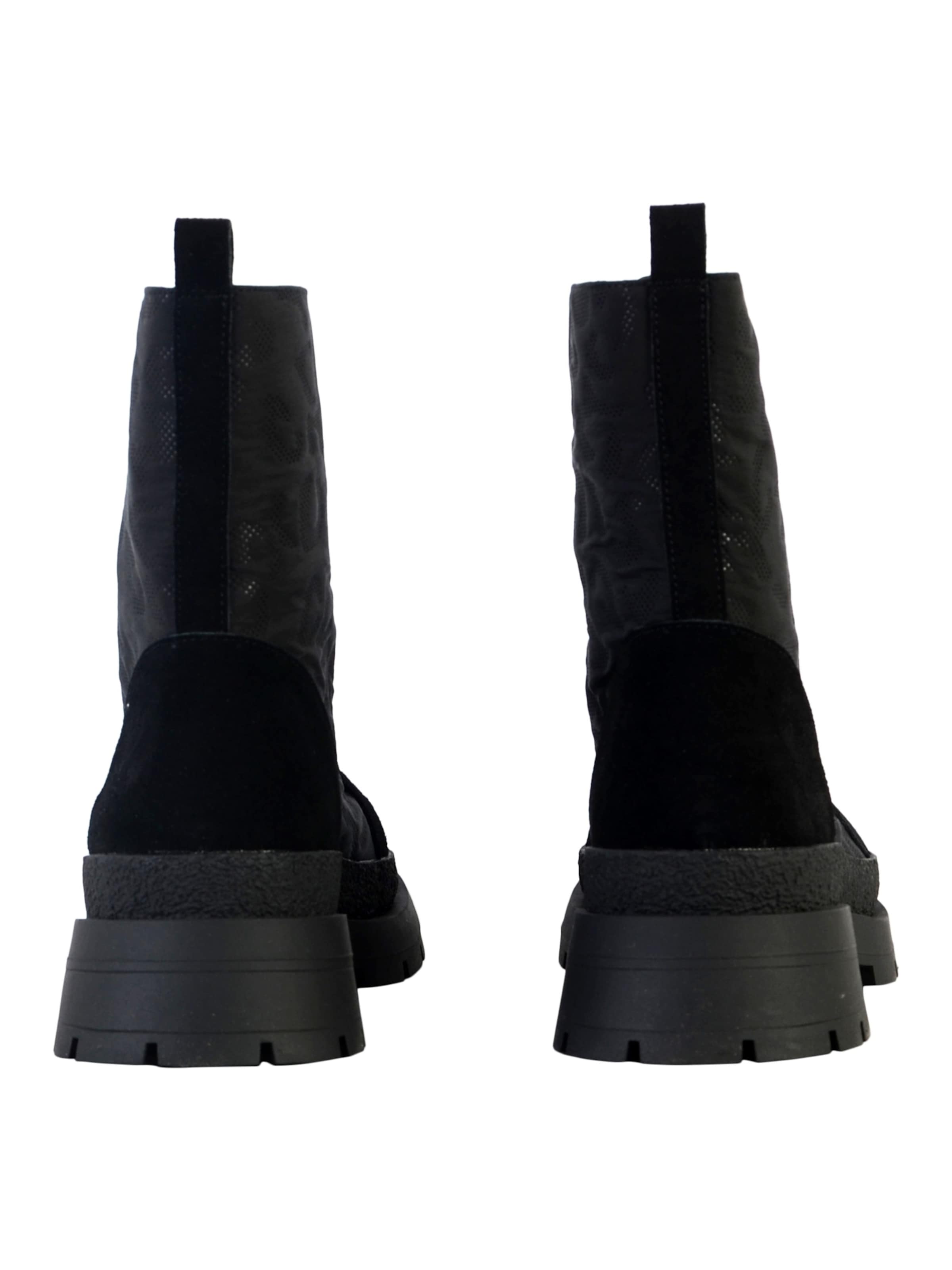 Bottines 'Padded Schnürstiefelette' Desigual en noir