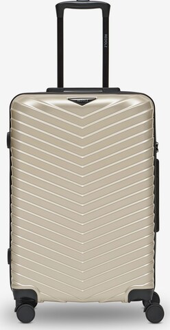 Trolley 'Essentials' di Redolz in oro: frontale