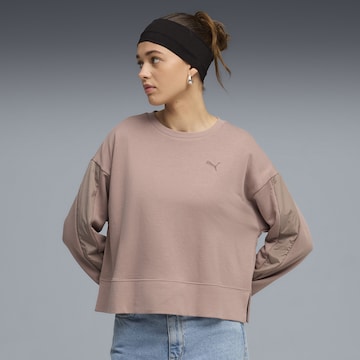 PUMA Sweatshirt 'Her' in Beige: Vorderseite